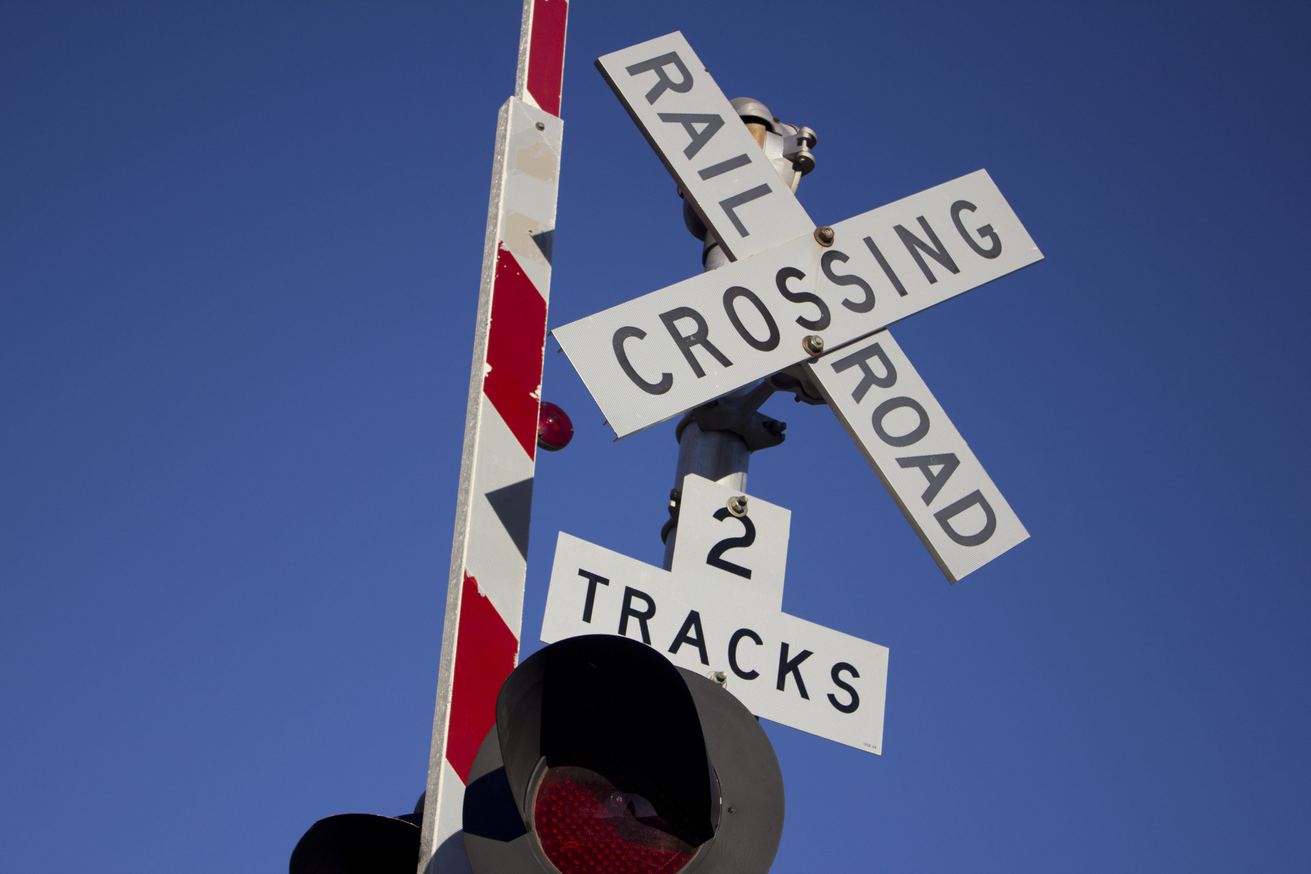 Railroad Track Crossing Signs