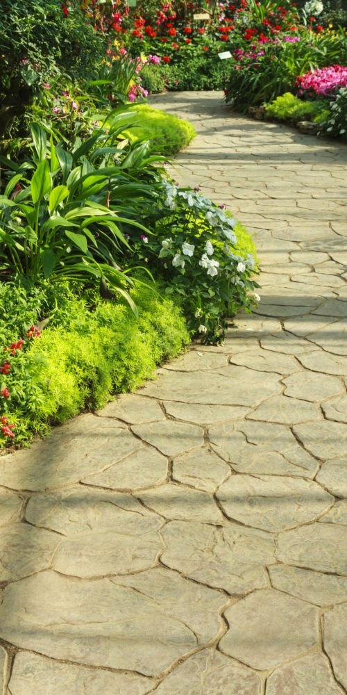 Stone walkway